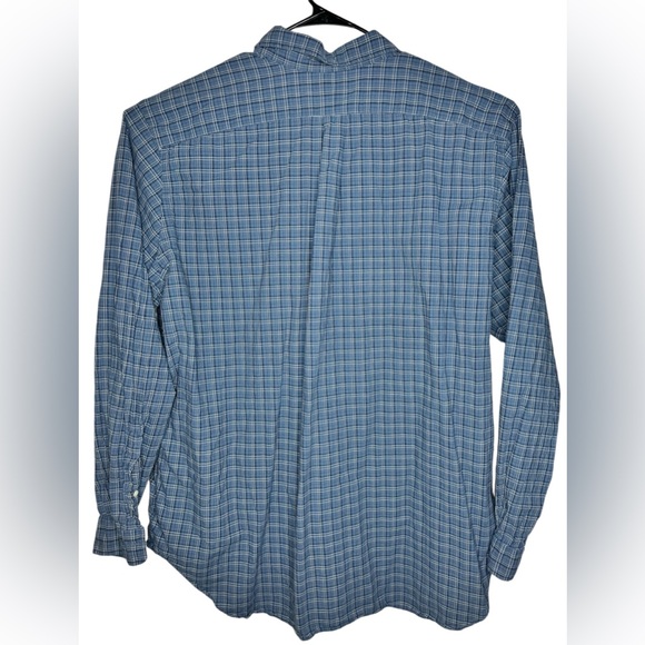Polo Ralph Lauren Pony Logo Blue Plaid Casual Long Sleeve Button Down Mens 2XLT - Picture 6 of 7